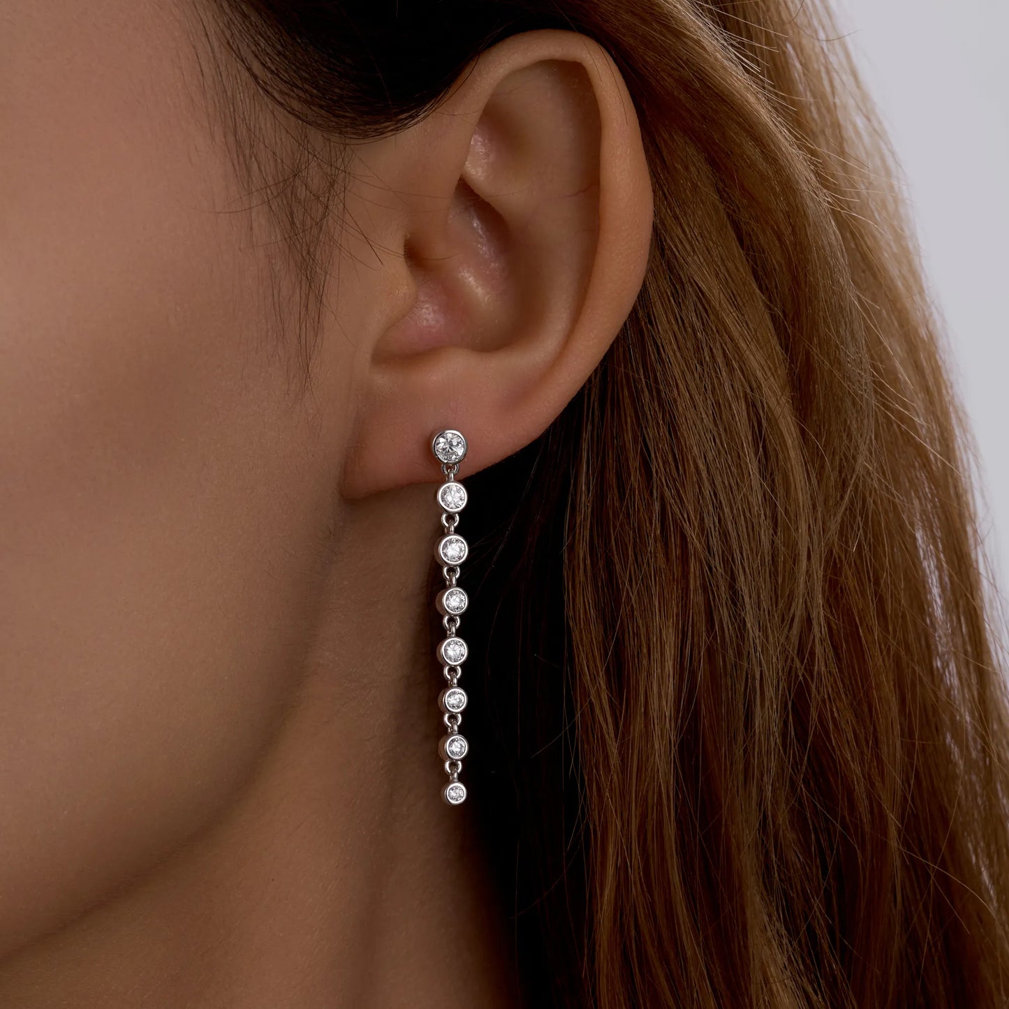Dripping Diamonds Earrings (J5850)