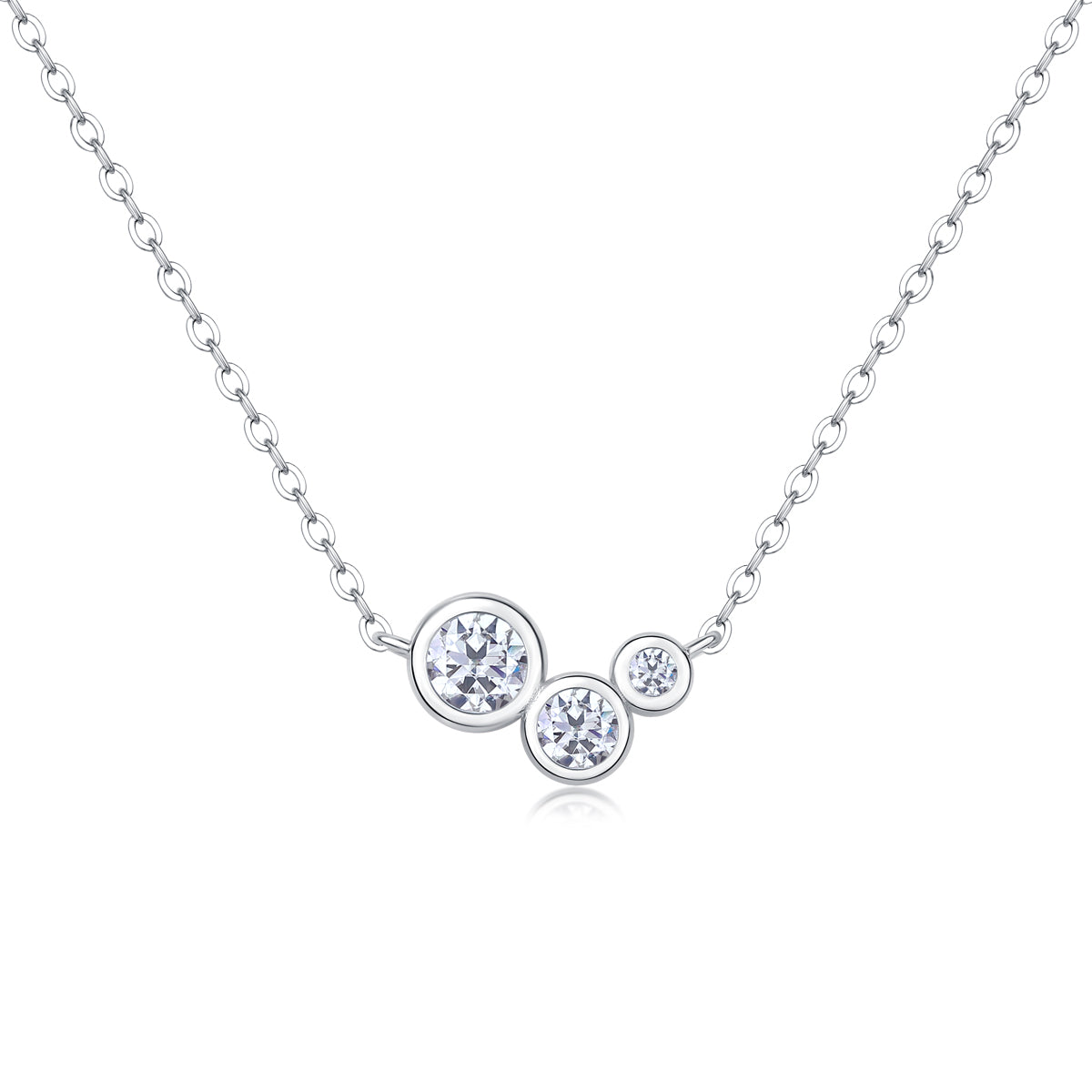 3 Stones-Necklace (N13205)