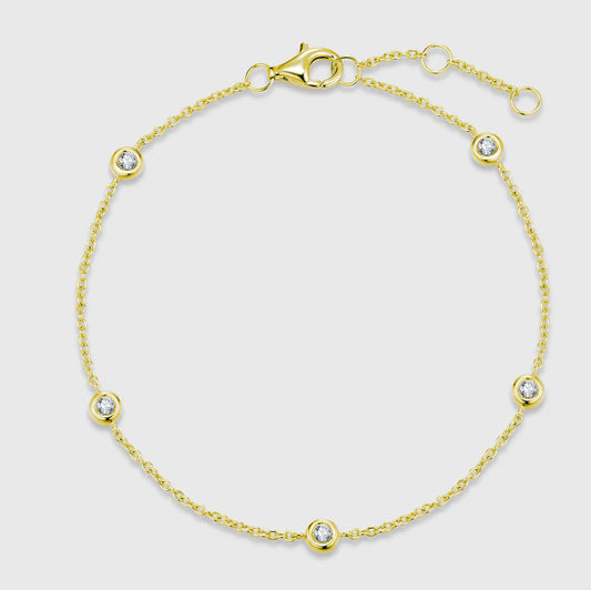 Gems by the Yard Bracelet (GD105)