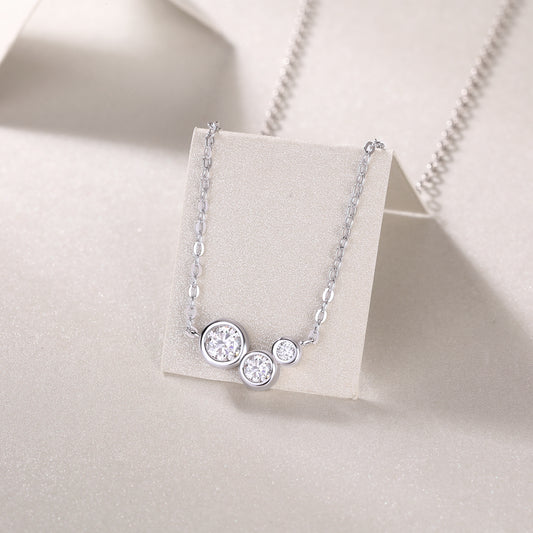 3 Stones-Necklace (N13205)
