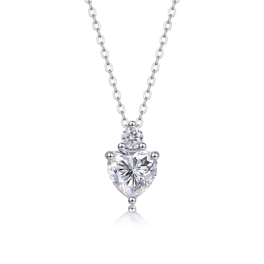 Diamond on my Heart Necklace (P13783)
