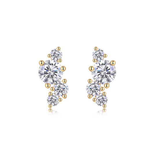 Wave Ear Studs (E15154)