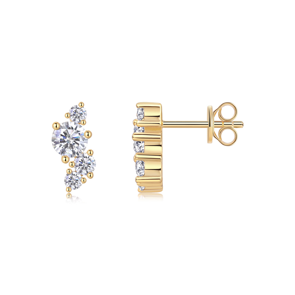 Wave Ear Studs (E15154)